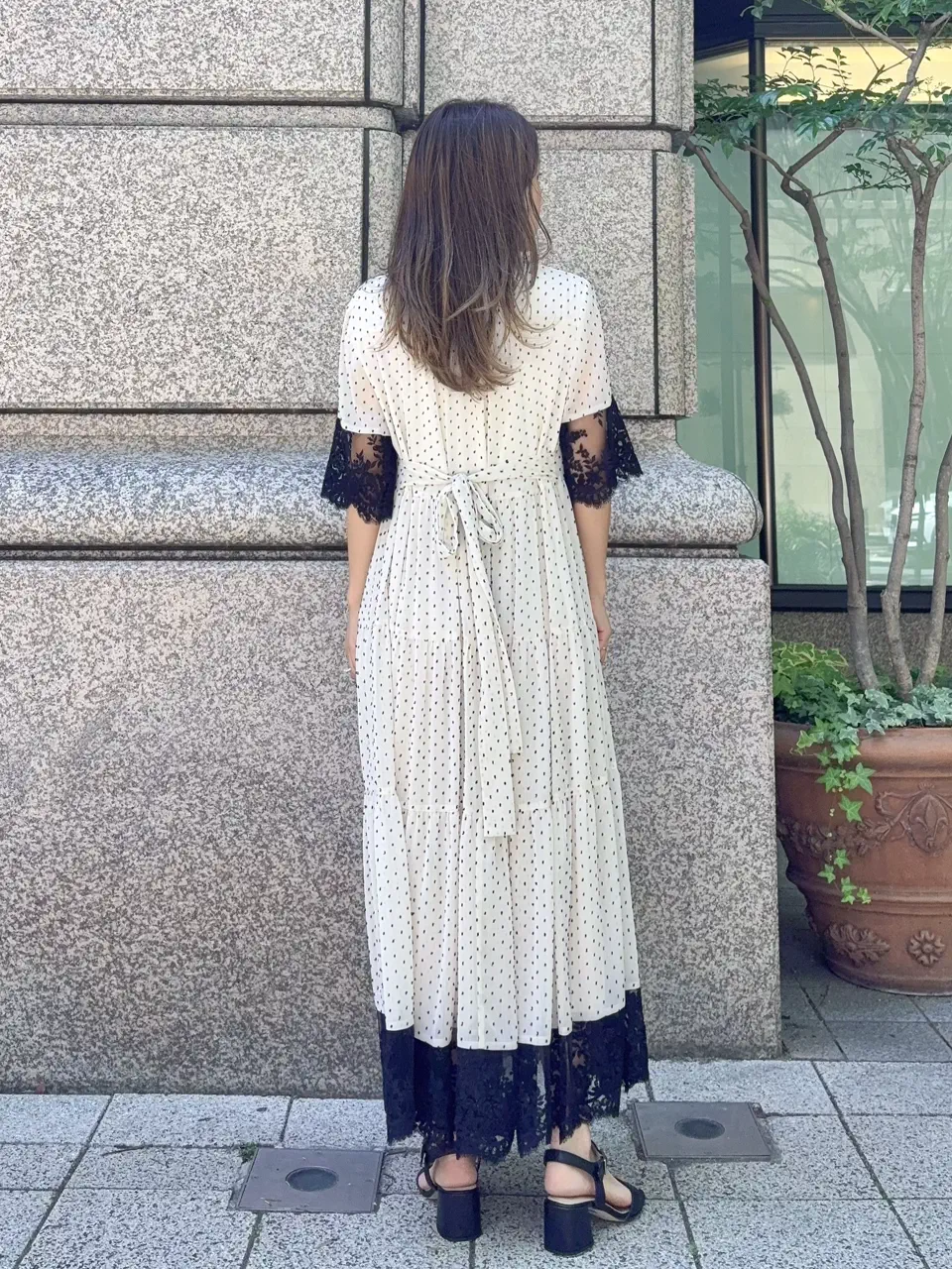 GRACE CONTINENTAL yukimi yonee コーディネート画像