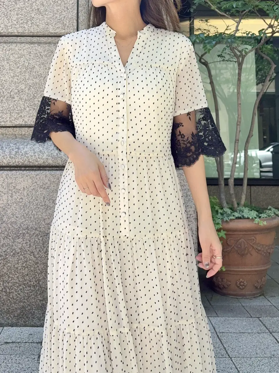 GRACE CONTINENTAL yukimi yonee コーディネート画像
