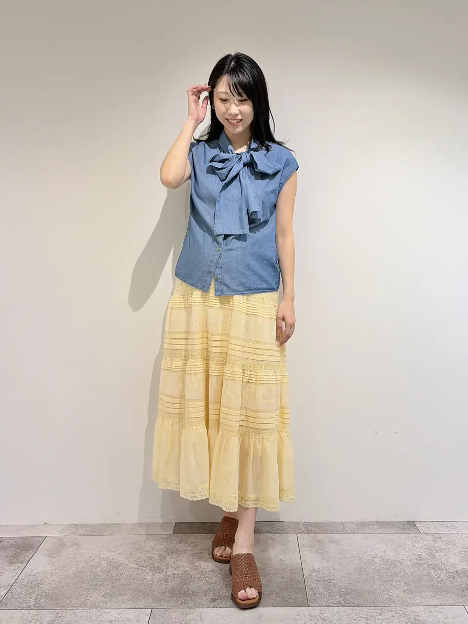  端場 わかな コーディネート画像