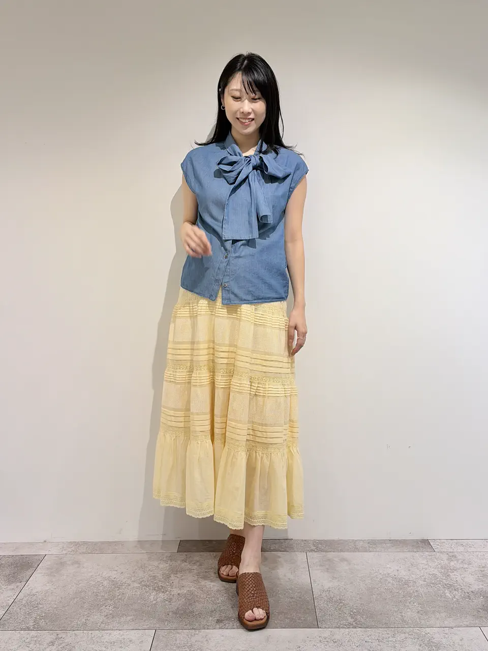 GRACE CONTINENTAL 端場 わかな コーディネート画像