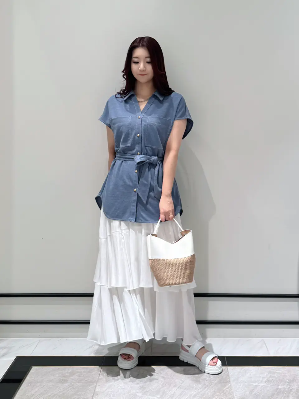 GRACE CONTINENTAL MOMOKO コーディネート画像
