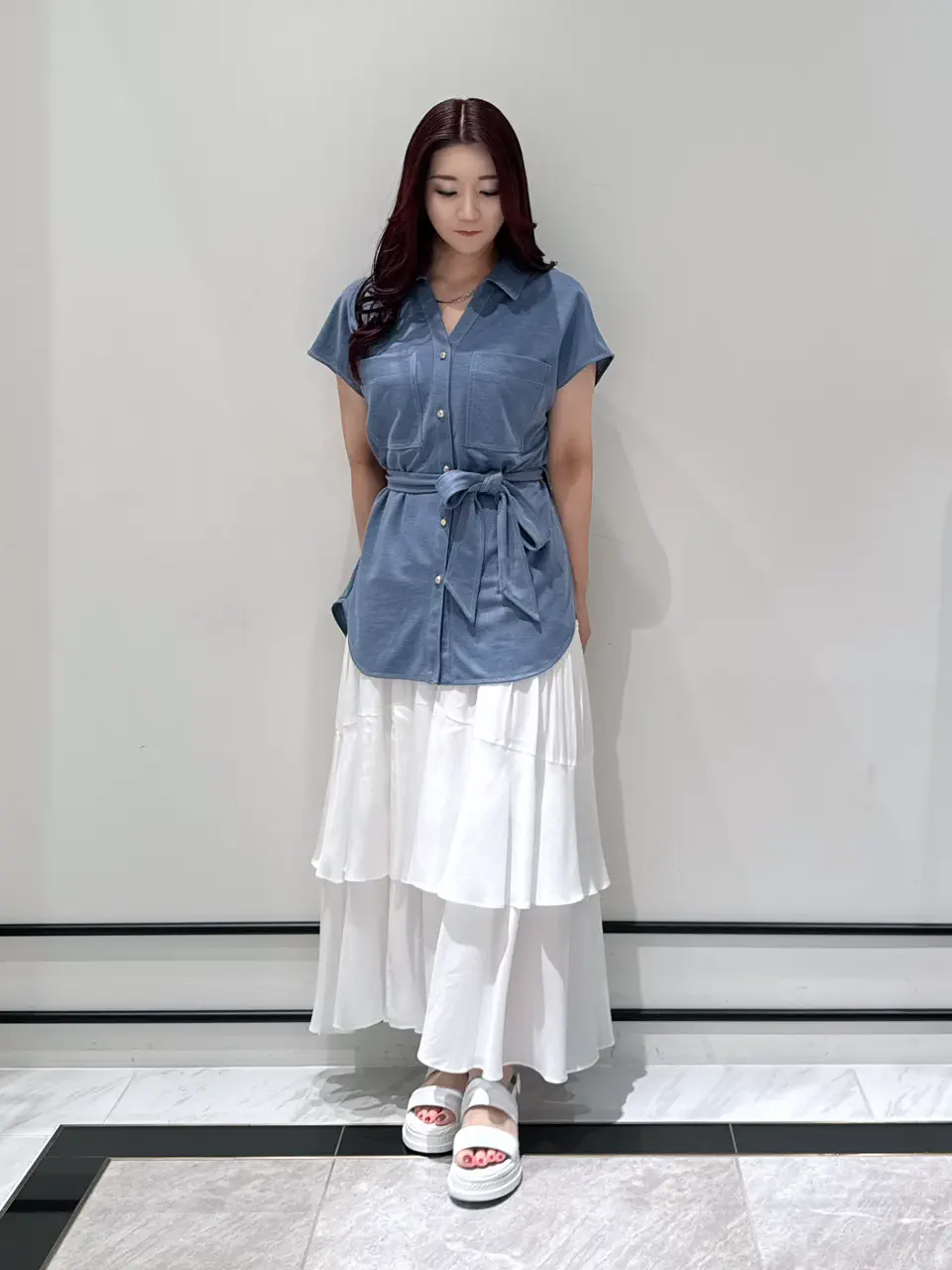 GRACE CONTINENTAL MOMOKO コーディネート画像