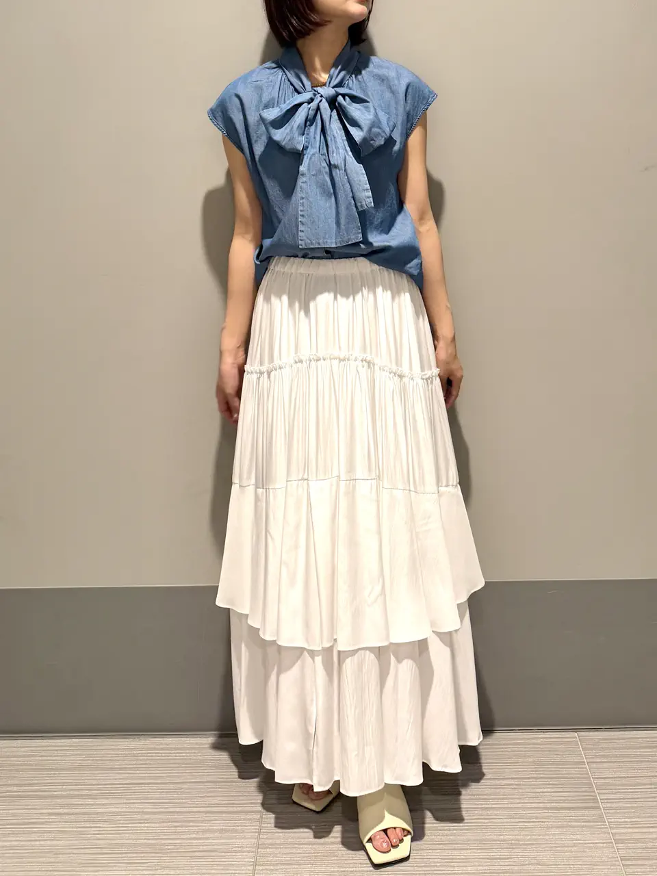 GRACE CONTINENTAL MORITA AI コーディネート画像