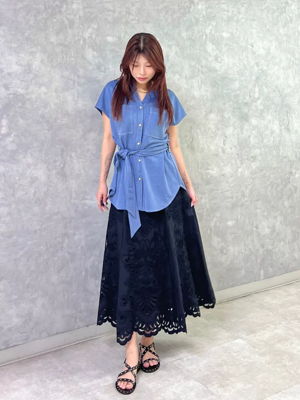 GRACE CONTINENTAL NORIA コーディネート画像