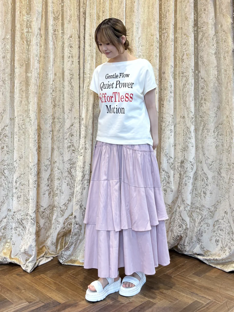 GRACE CONTINENTAL adachi miyuki コーディネート画像