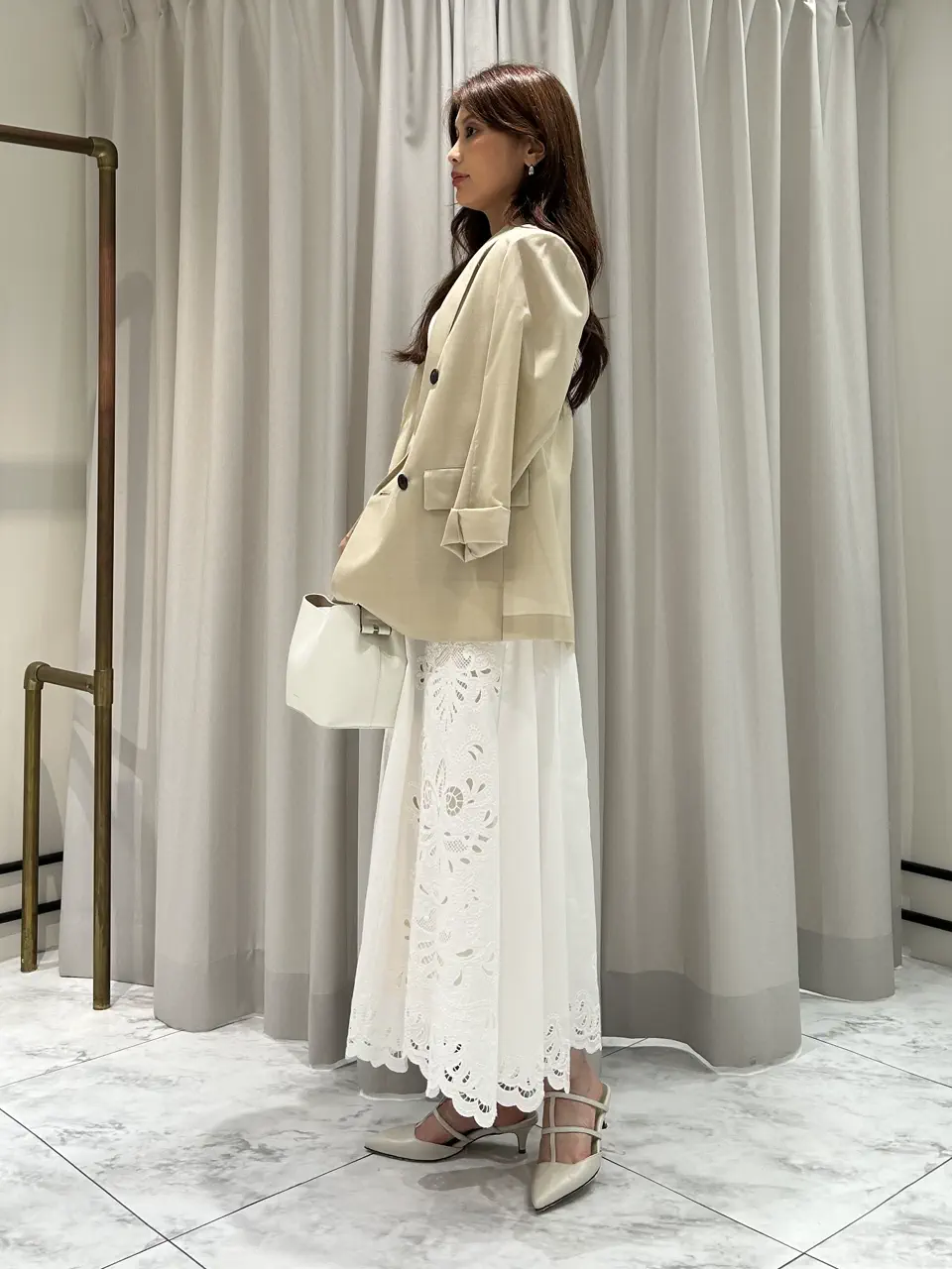 GRACE CONTINENTAL 志田　悠 コーディネート画像