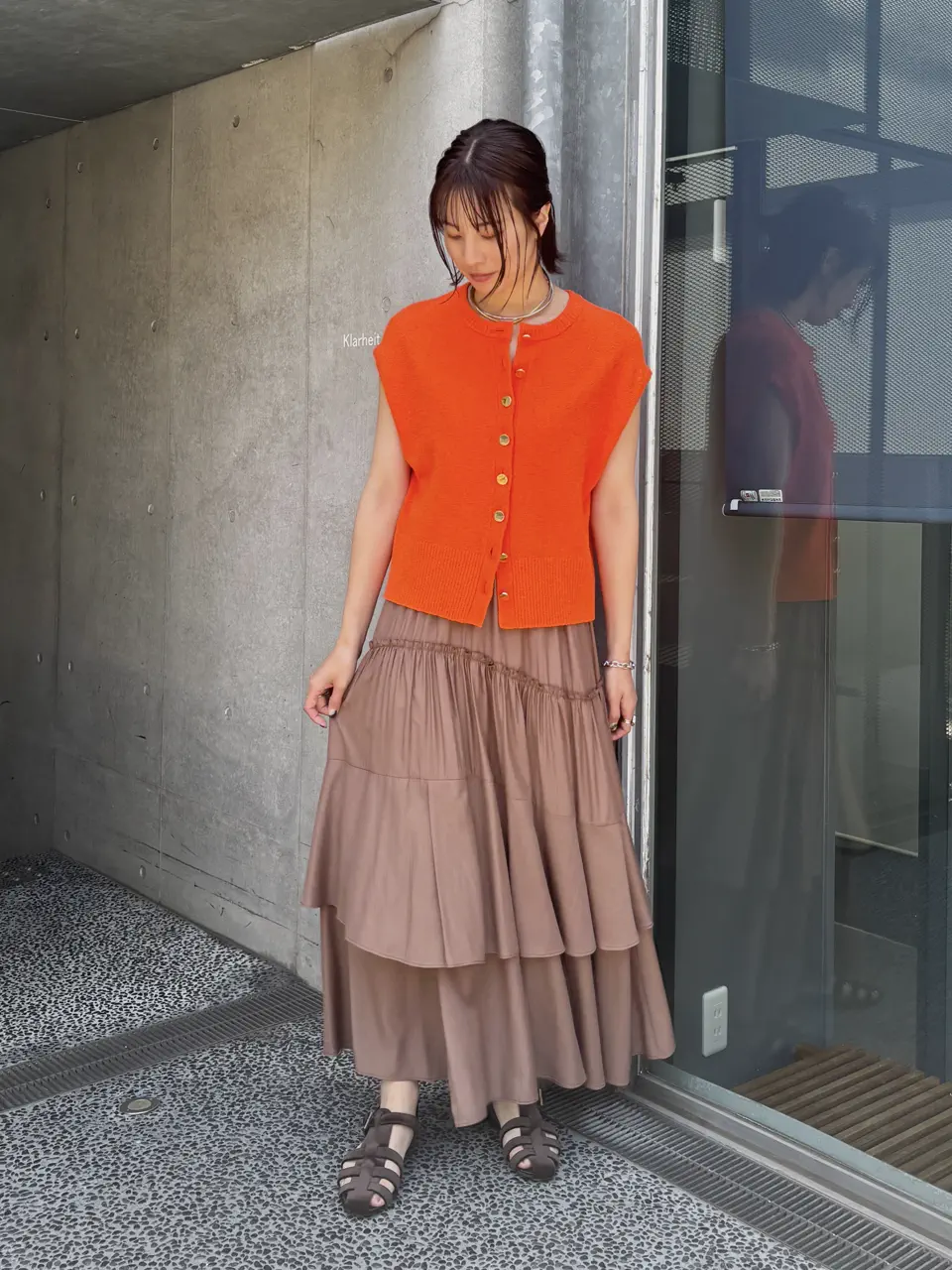 GRACE CONTINENTAL Hikaru Okada コーディネート画像