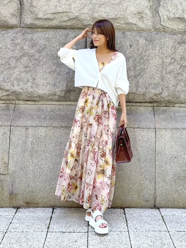 GRACE CONTINENTAL yukimi yonee コーディネート画像