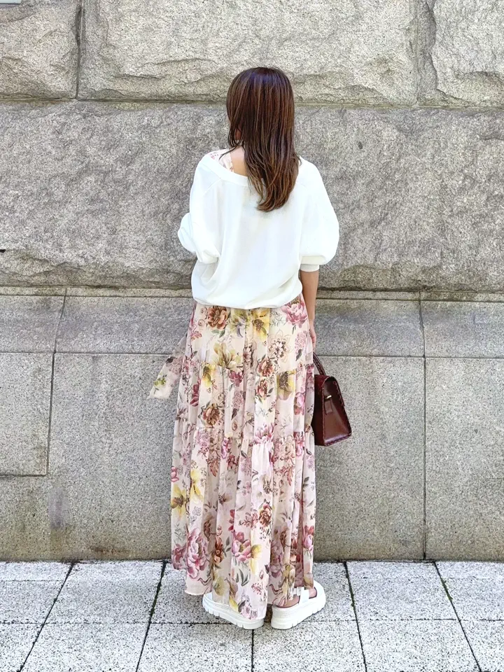 GRACE CONTINENTAL yukimi yonee コーディネート画像