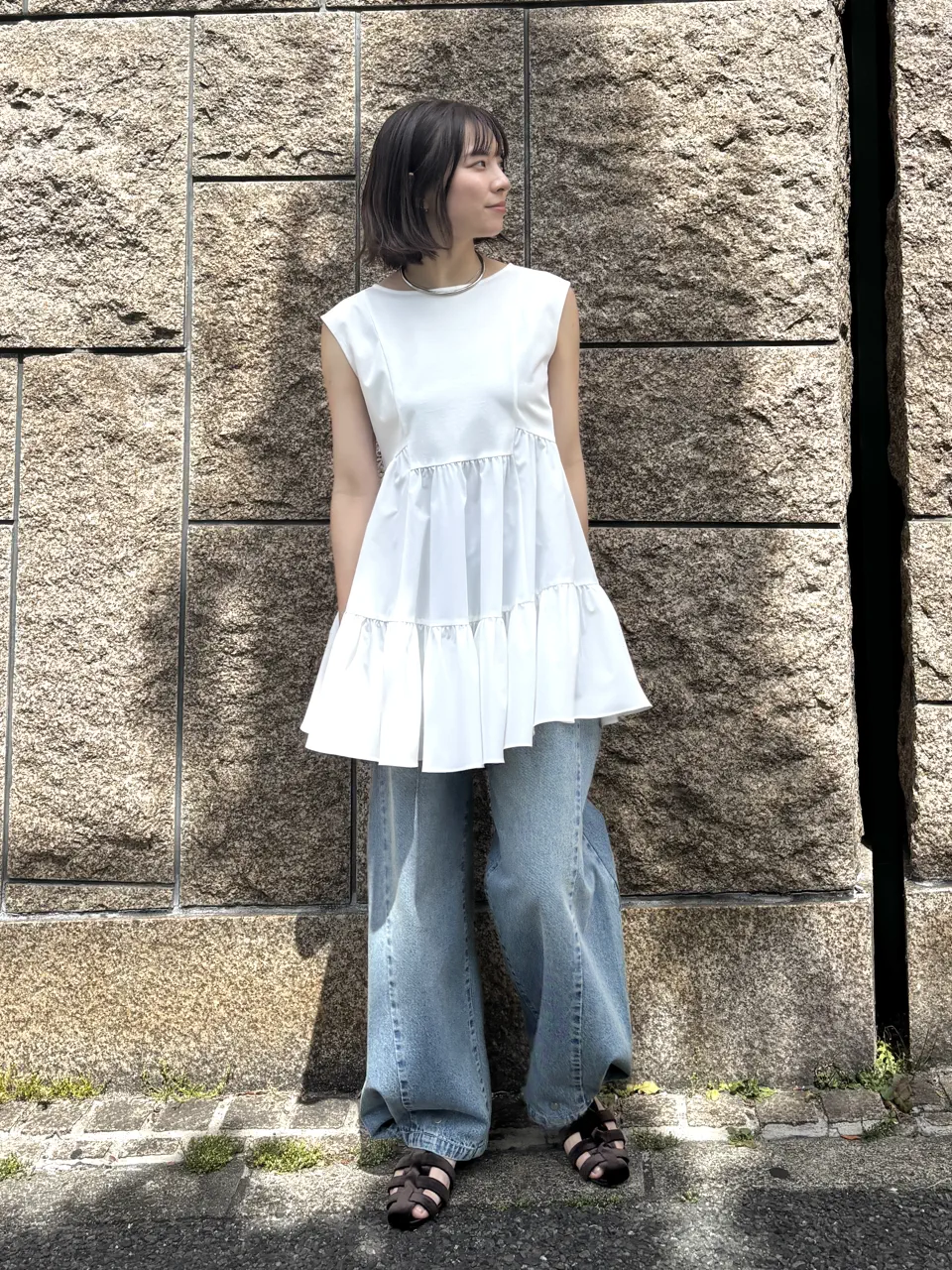 GRACE CONTINENTAL Hikaru Okada コーディネート画像