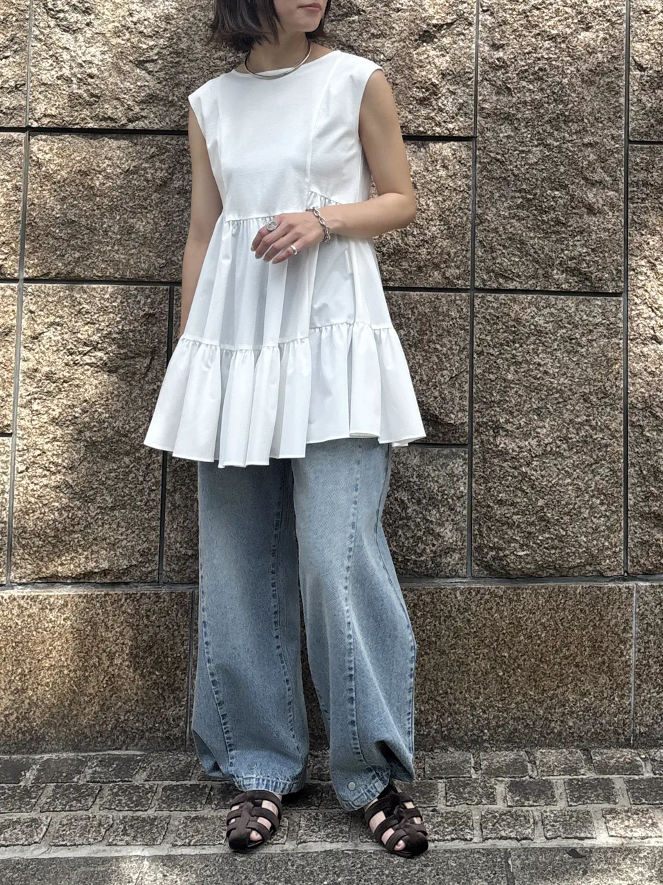 GRACE CONTINENTAL Hikaru Okada コーディネート画像