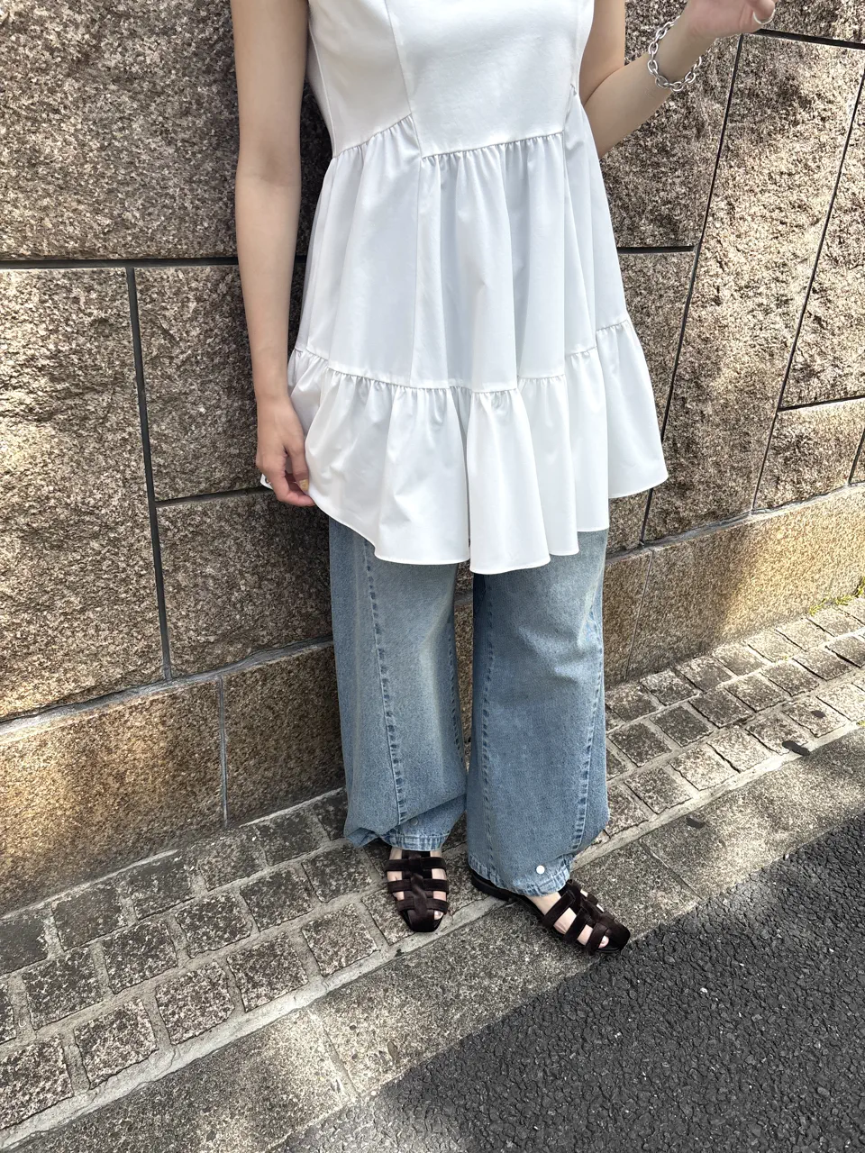 GRACE CONTINENTAL Hikaru Okada コーディネート画像