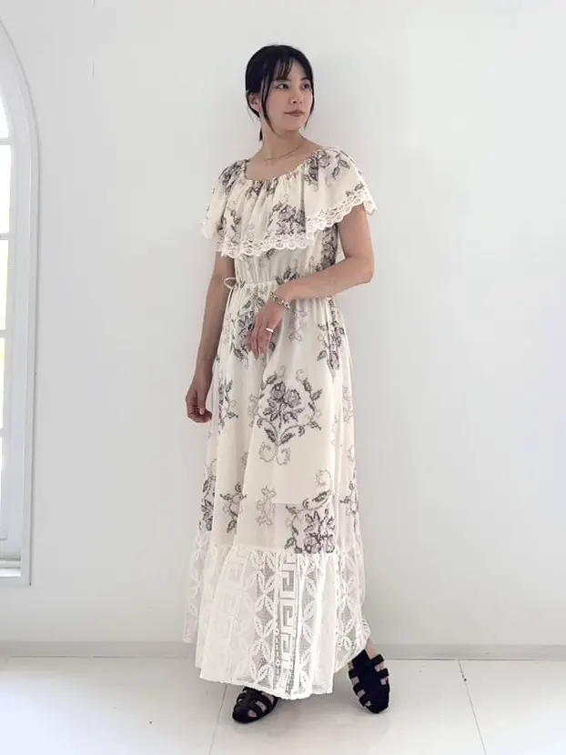 GRACE CONTINENTAL Hikaru Okada コーディネート画像