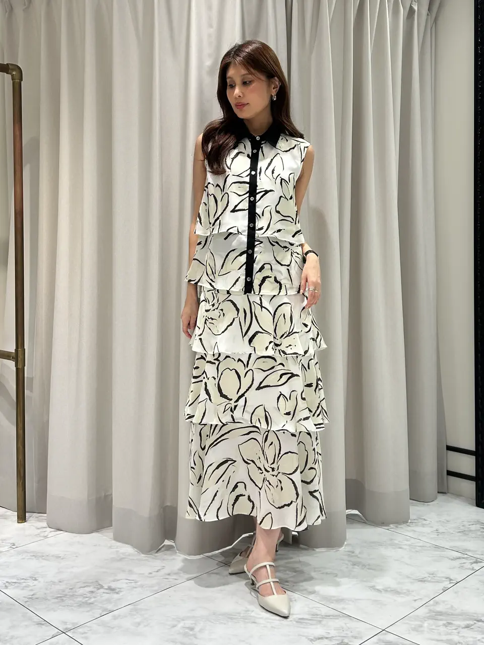 GRACE CONTINENTAL 志田　悠 コーディネート画像