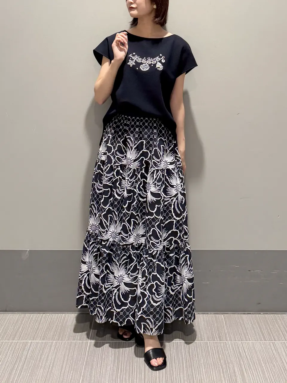 GRACE CONTINENTAL MORITA AI コーディネート画像