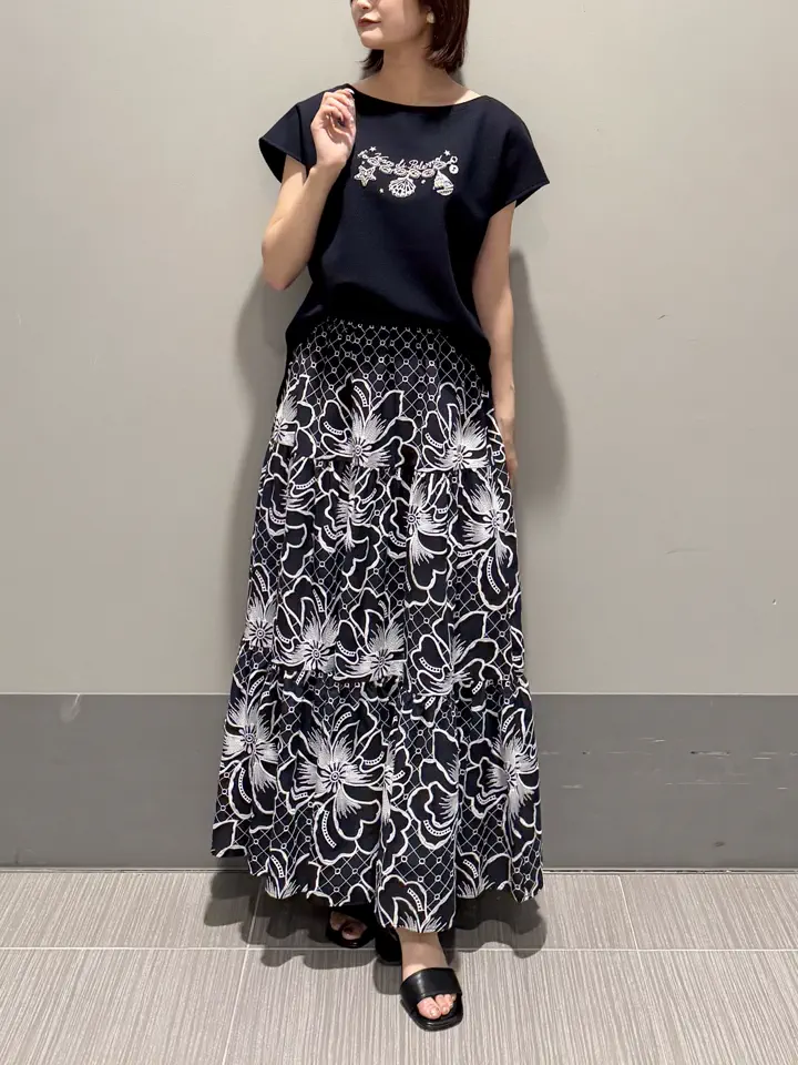 GRACE CONTINENTAL MORITA AI コーディネート画像