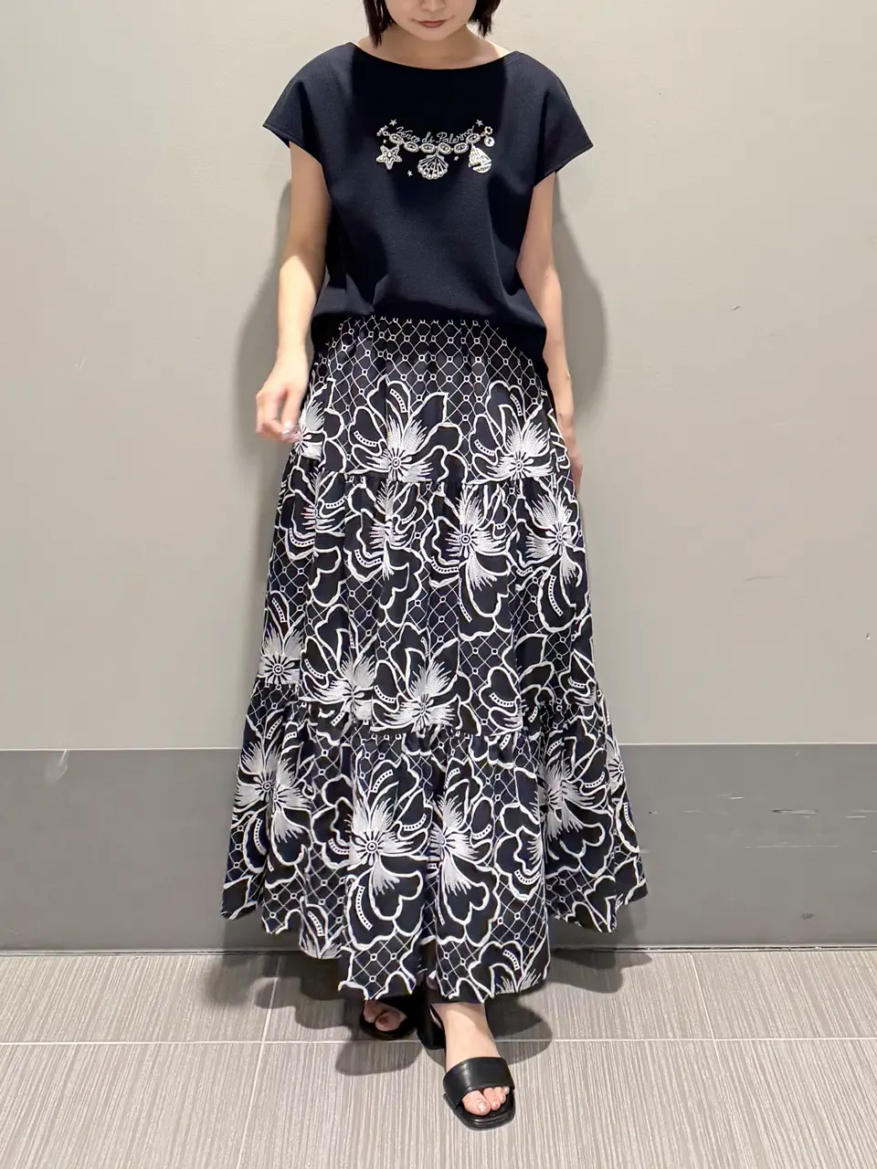 GRACE CONTINENTAL MORITA AI コーディネート画像