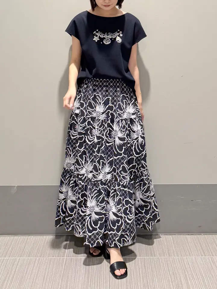 GRACE CONTINENTAL MORITA AI コーディネート画像