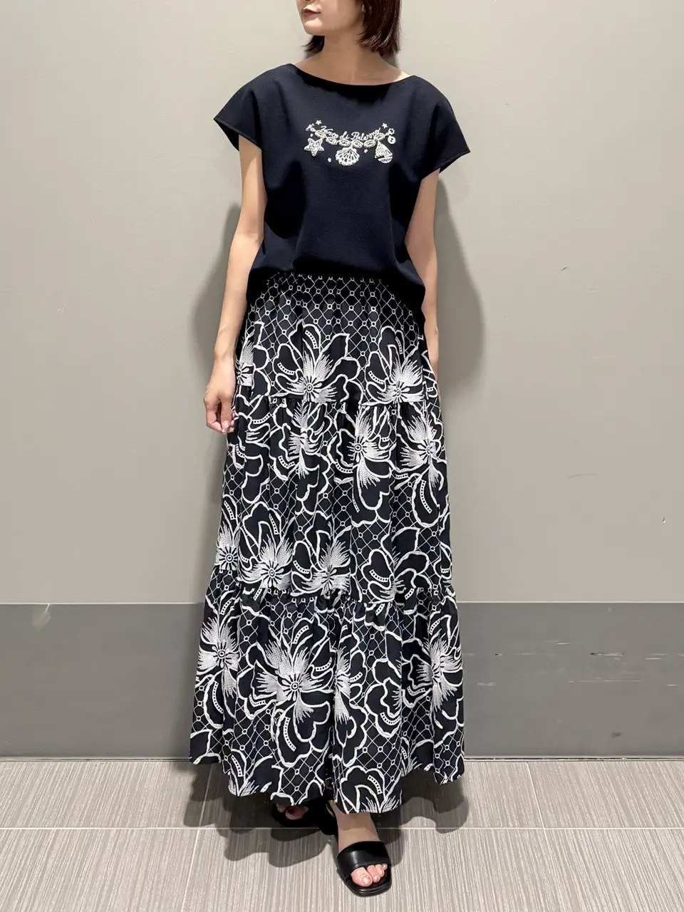 GRACE CONTINENTAL MORITA AI コーディネート画像