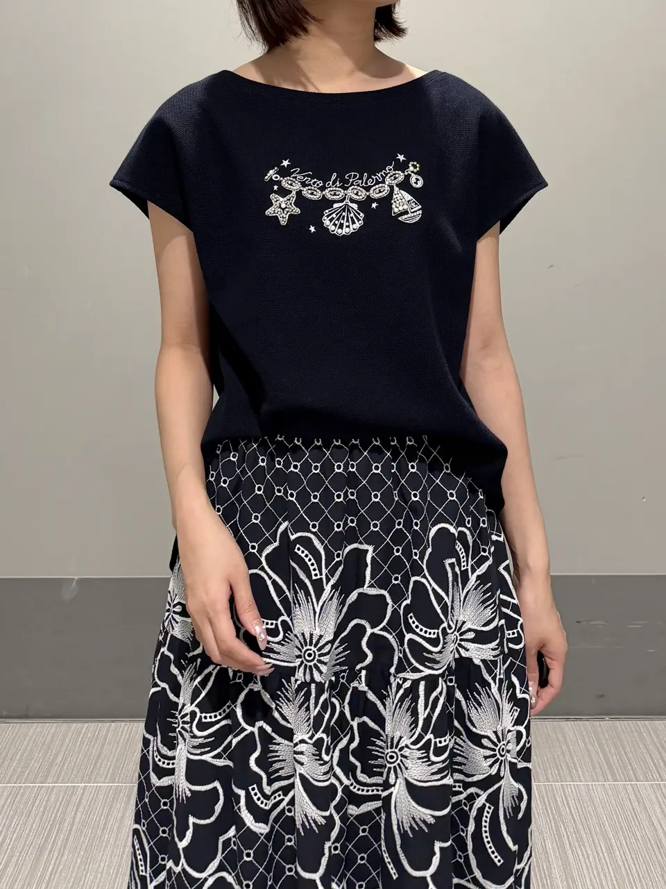 GRACE CONTINENTAL MORITA AI コーディネート画像