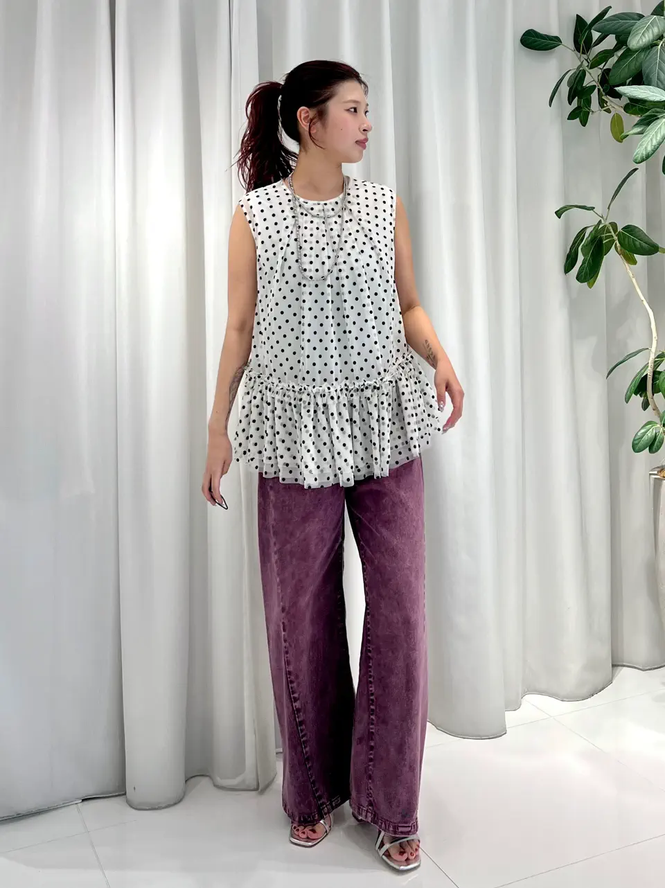 GRACE CONTINENTAL NORIA コーディネート画像