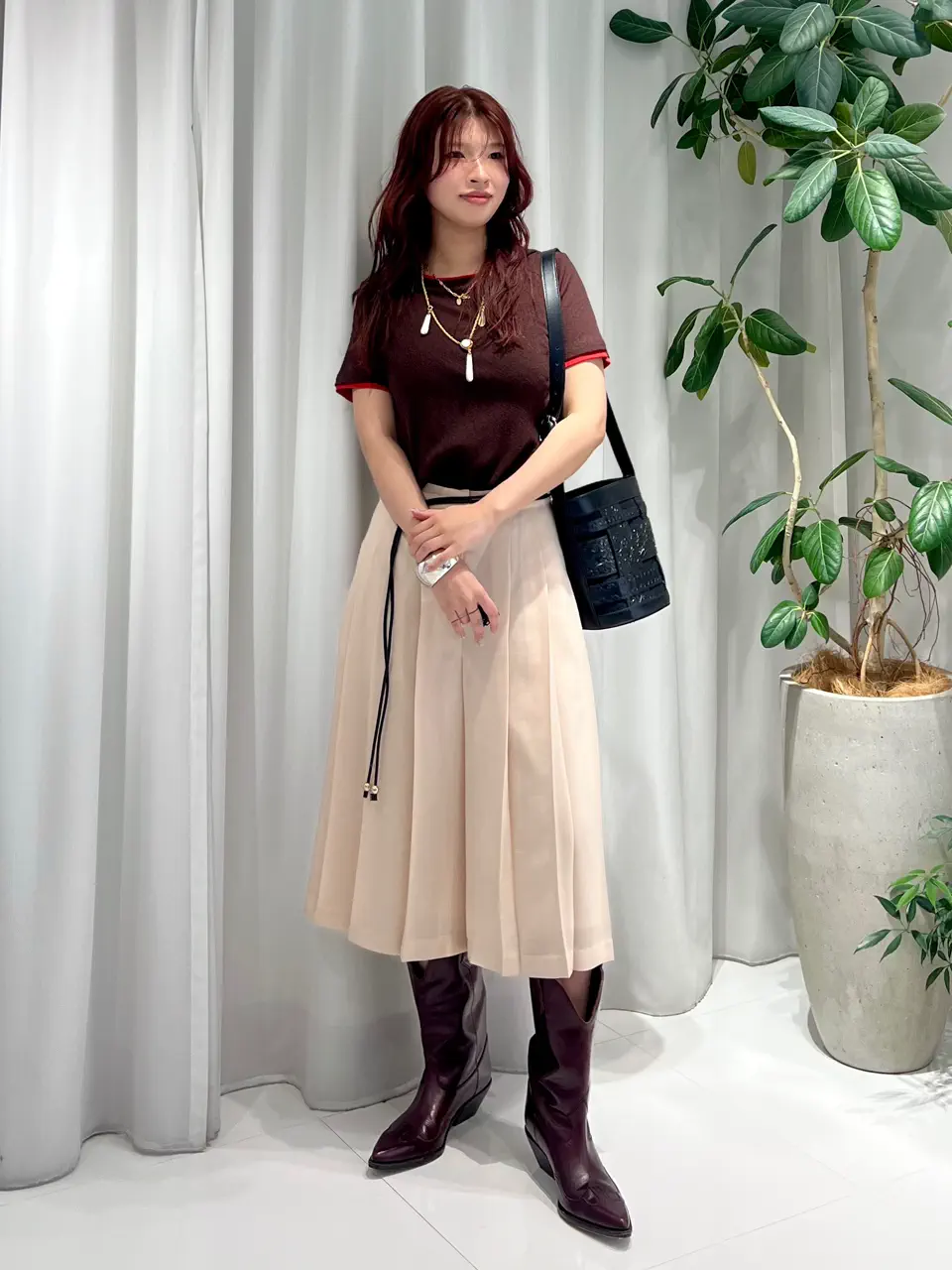 GRACE CONTINENTAL NORIA コーディネート画像
