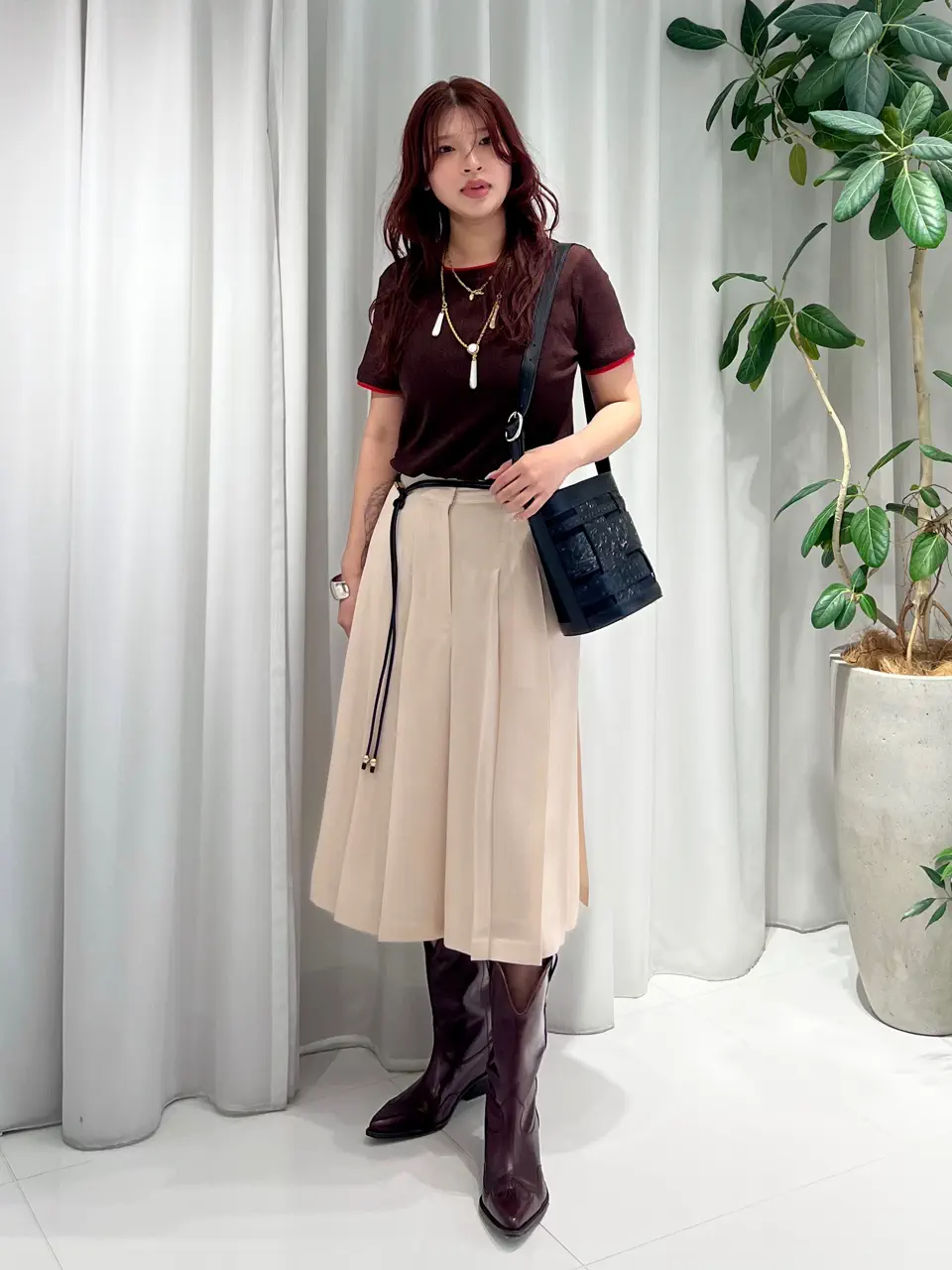 GRACE CONTINENTAL NORIA コーディネート画像