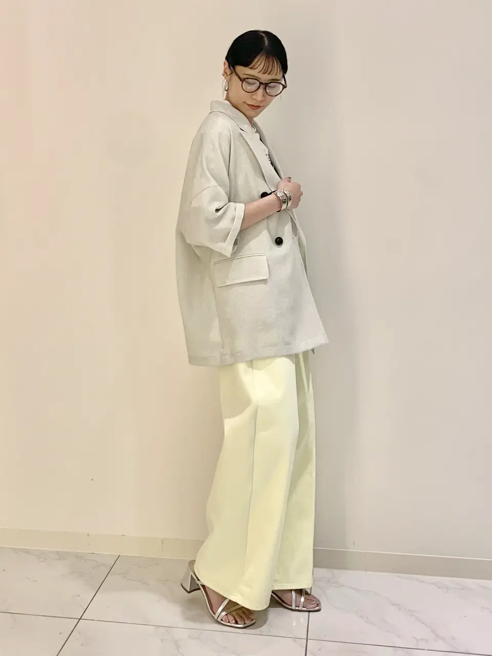 GRACE CONTINENTAL haruka iwasaki コーディネート画像