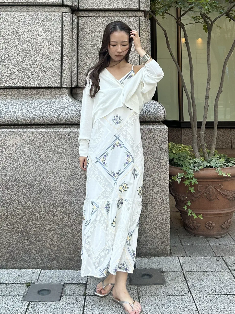 GRACE CONTINENTAL ERINA KATO コーディネート画像