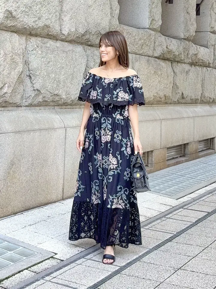 GRACE CONTINENTAL yukimi yonee コーディネート画像