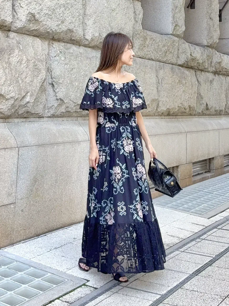 GRACE CONTINENTAL yukimi yonee コーディネート画像
