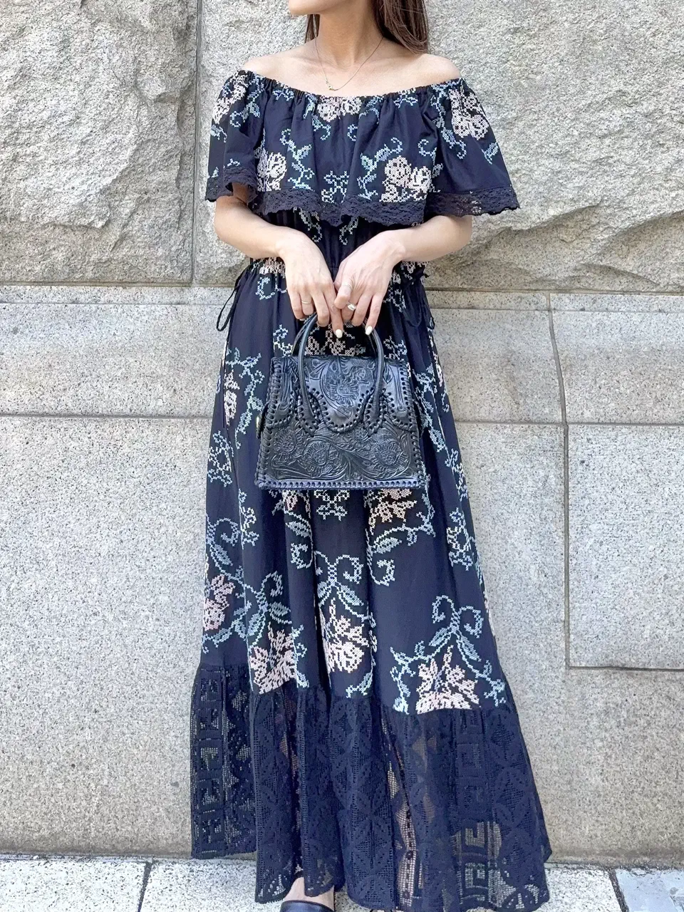 GRACE CONTINENTAL yukimi yonee コーディネート画像