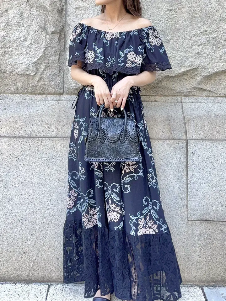 GRACE CONTINENTAL yukimi yonee コーディネート画像