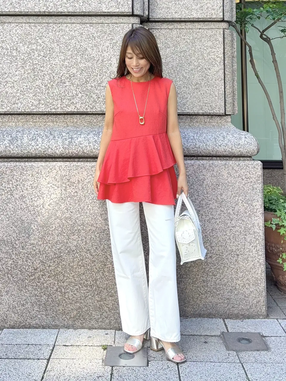 GRACE CONTINENTAL yukimi yonee コーディネート画像