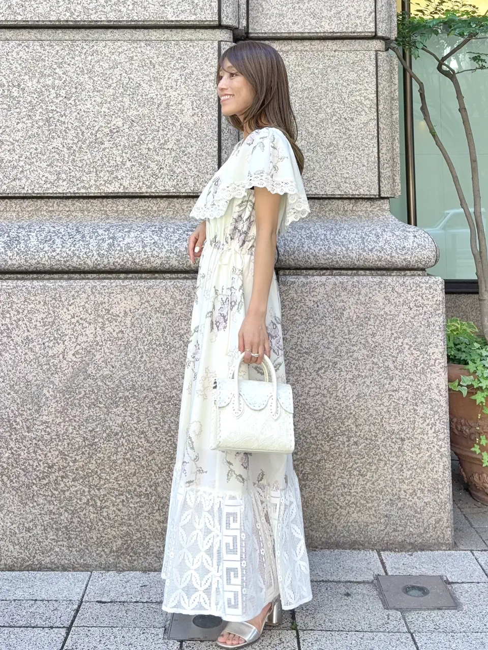GRACE CONTINENTAL yukimi yonee コーディネート画像