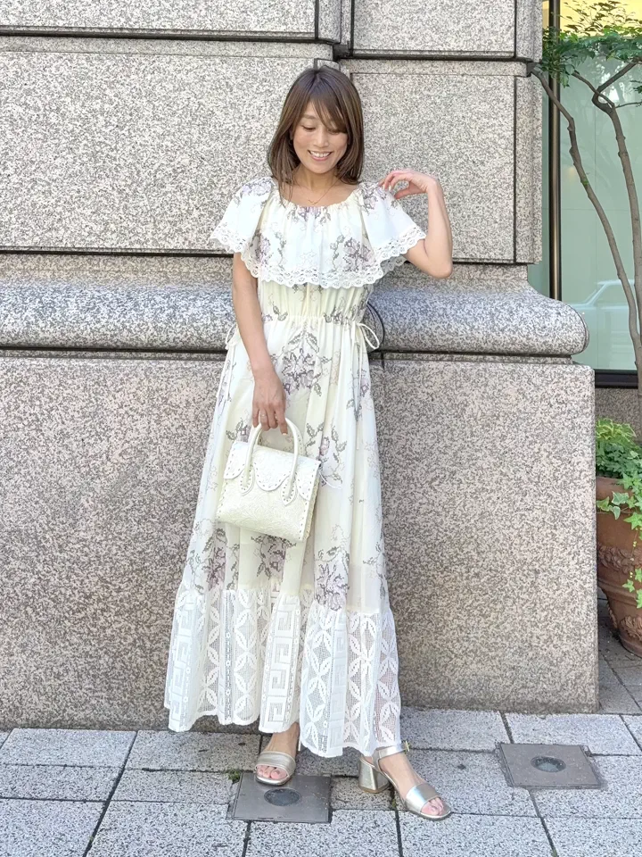 GRACE CONTINENTAL yukimi yonee コーディネート画像