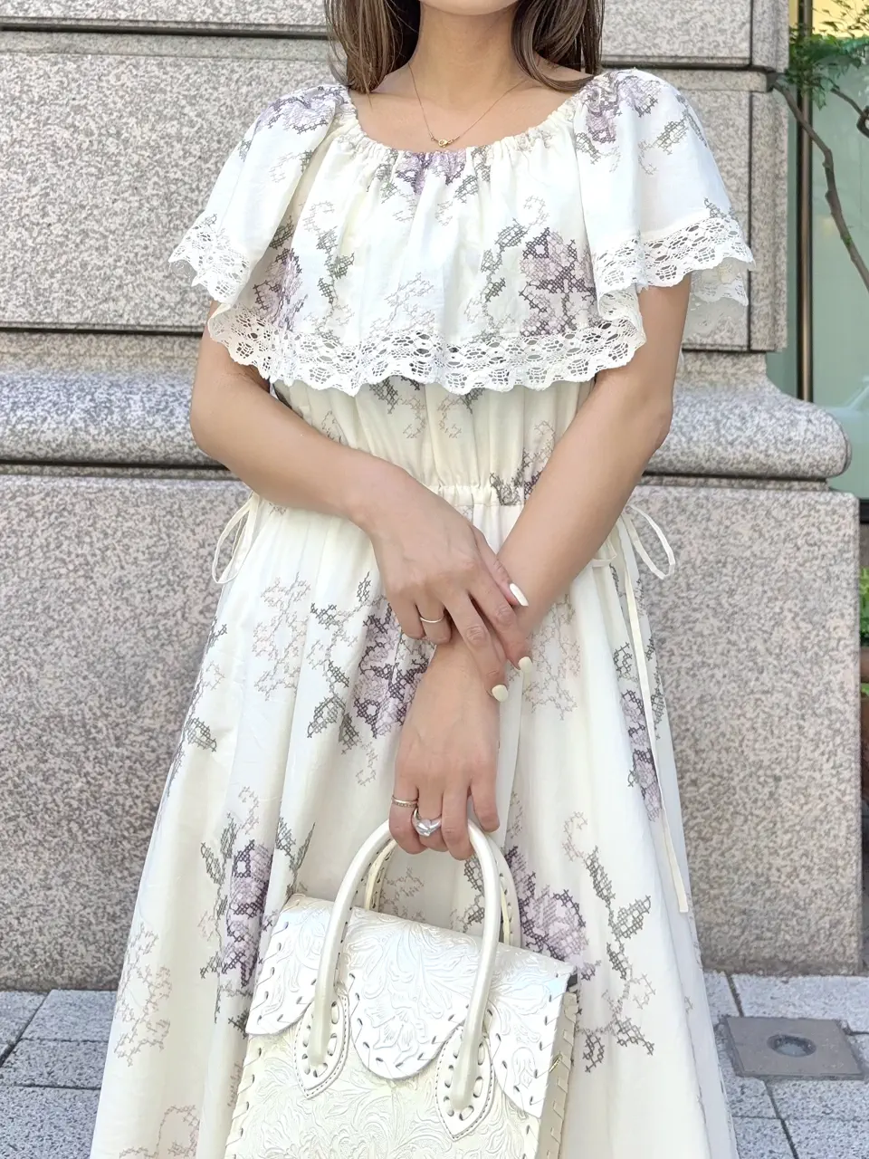 GRACE CONTINENTAL yukimi yonee コーディネート画像
