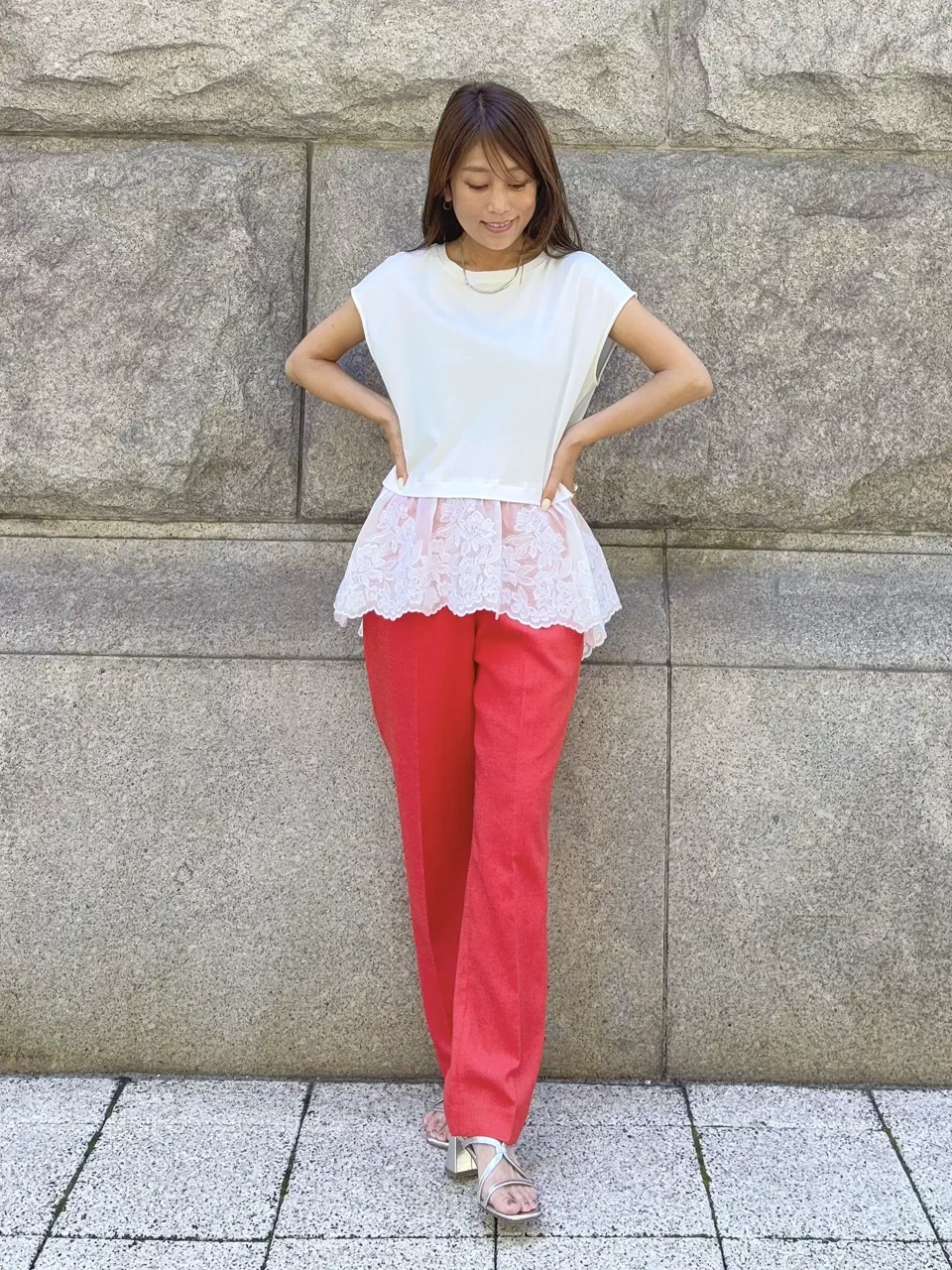 GRACE CONTINENTAL yukimi yonee コーディネート画像