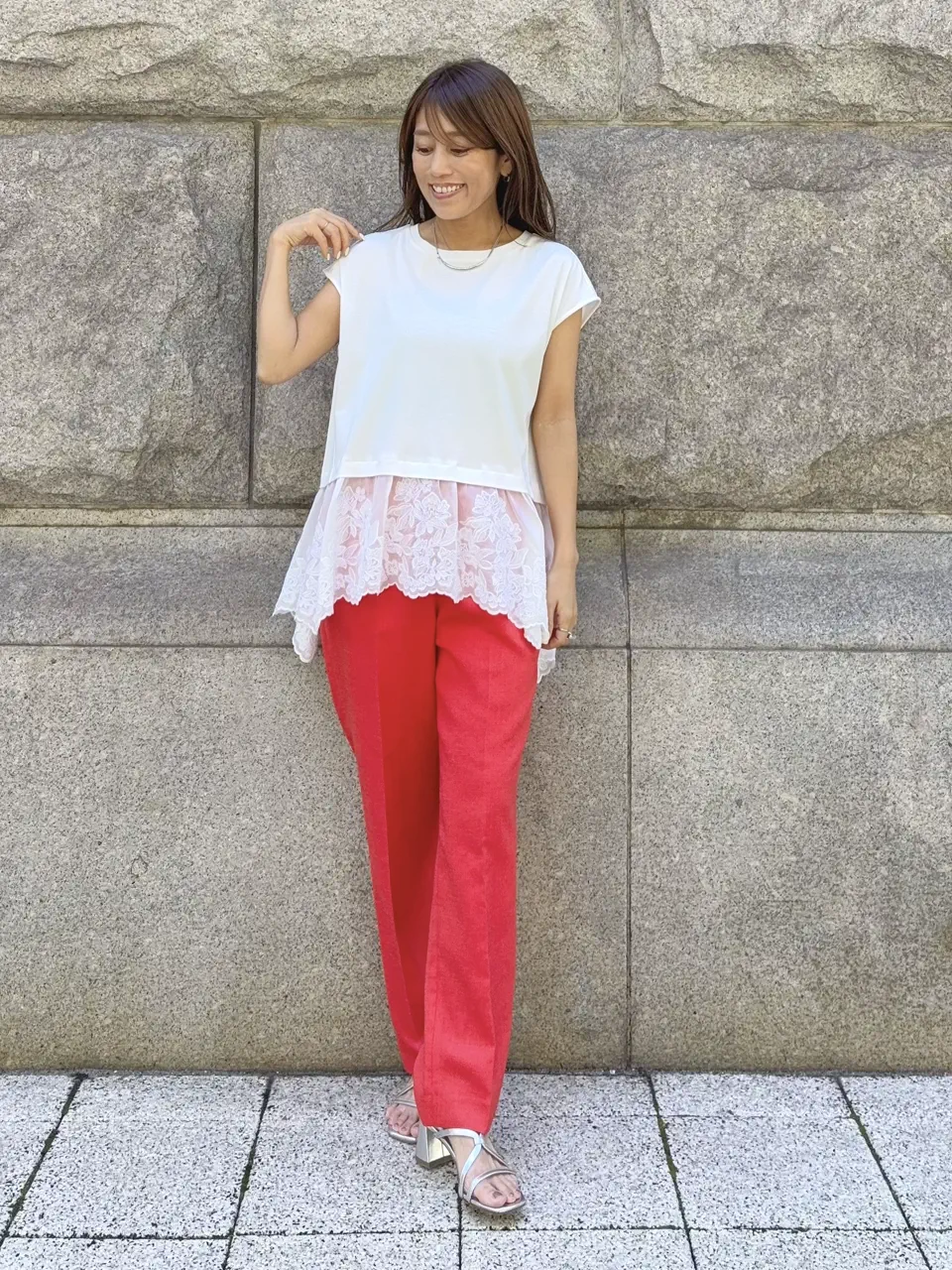 GRACE CONTINENTAL yukimi yonee コーディネート画像