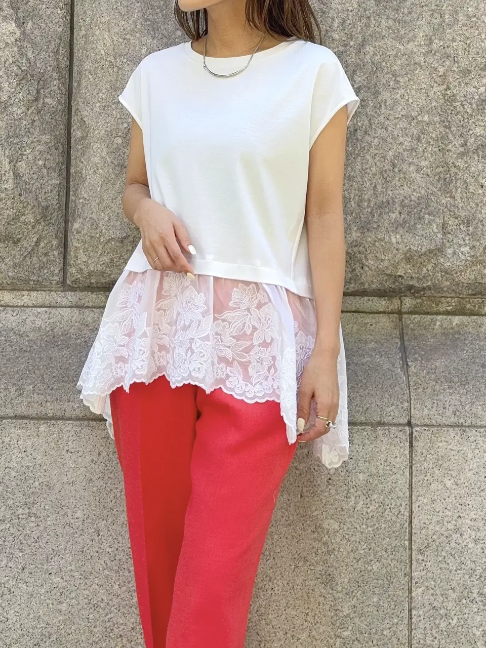 GRACE CONTINENTAL yukimi yonee コーディネート画像