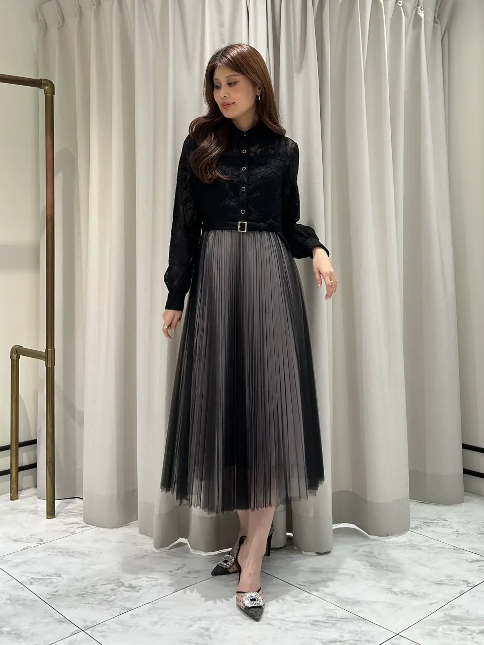 GRACE CONTINENTAL 志田　悠 コーディネート画像