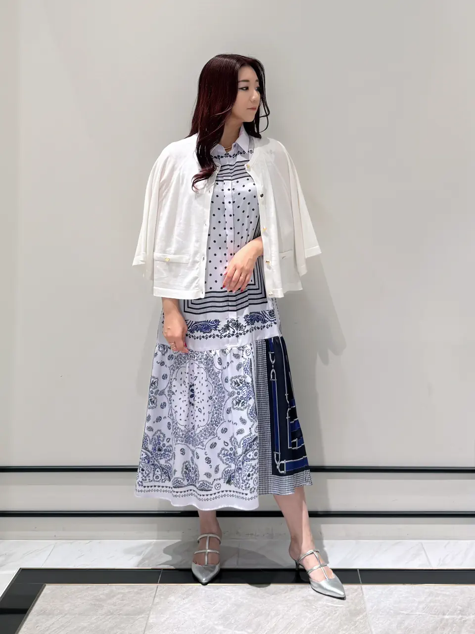 GRACE CONTINENTAL MOMOKO コーディネート画像