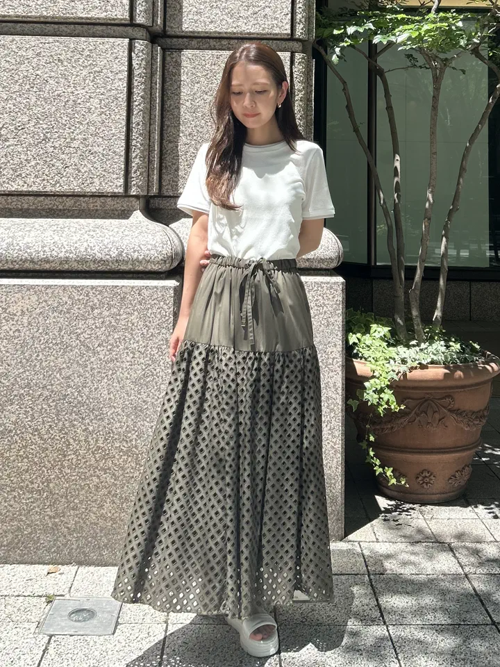 GRACE CONTINENTAL ERINA KATO コーディネート画像