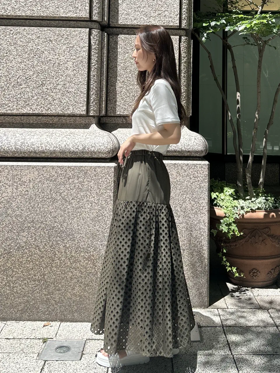 GRACE CONTINENTAL ERINA KATO コーディネート画像
