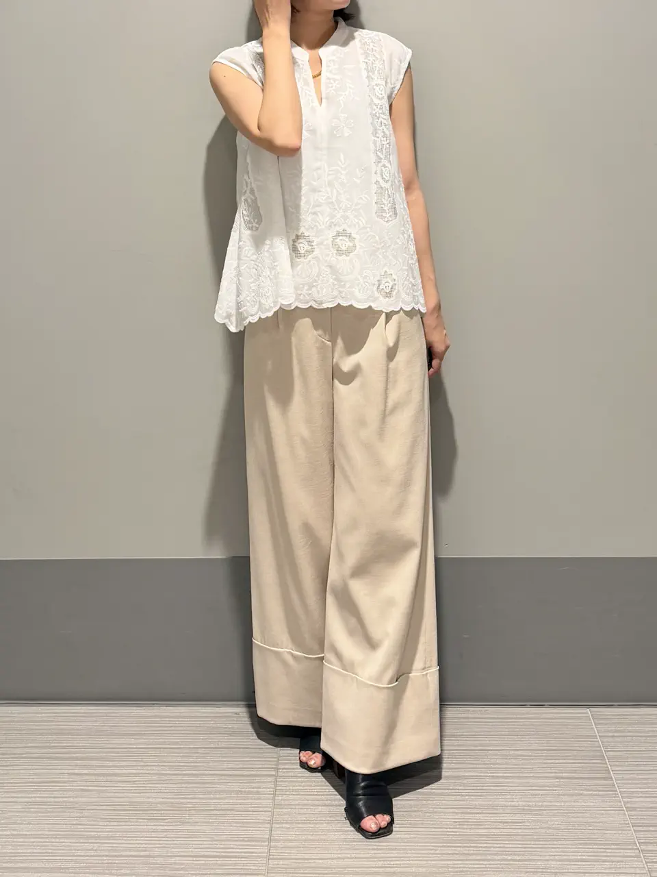 GRACE CONTINENTAL MORITA AI コーディネート画像