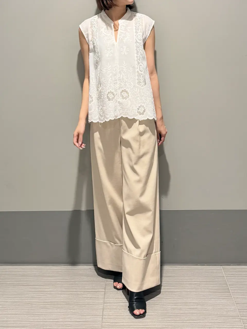 GRACE CONTINENTAL MORITA AI コーディネート画像