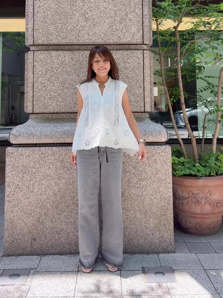 GRACE CONTINENTAL yukimi yonee コーディネート画像
