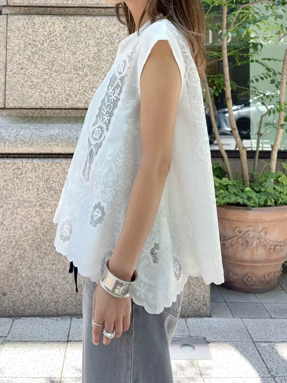 GRACE CONTINENTAL yukimi yonee コーディネート画像
