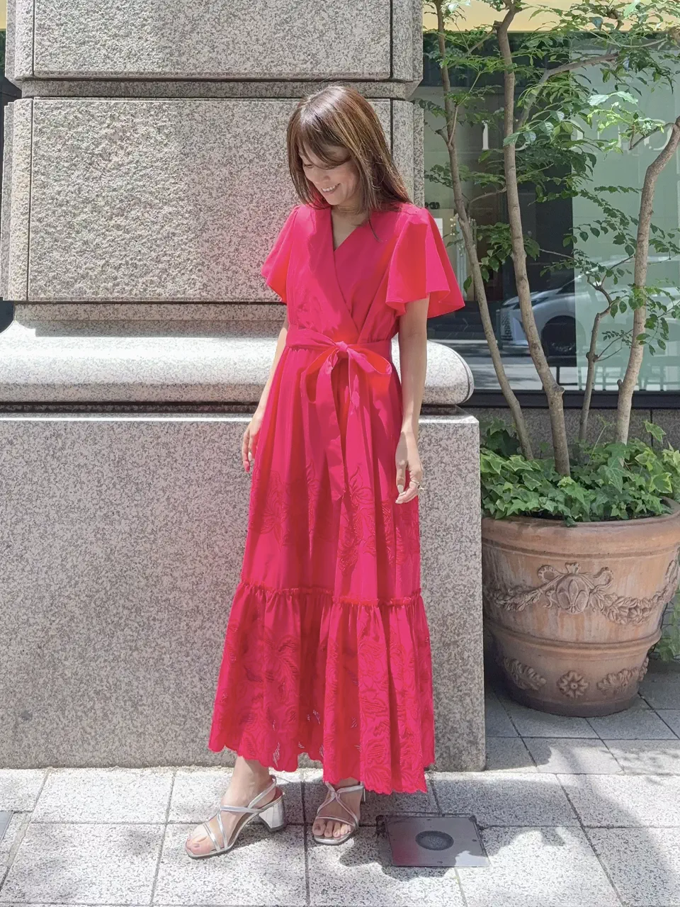 GRACE CONTINENTAL yukimi yonee コーディネート画像