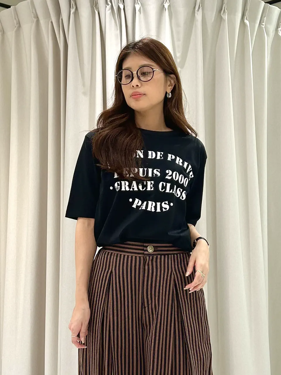 GRACE CONTINENTAL 志田　悠 コーディネート画像